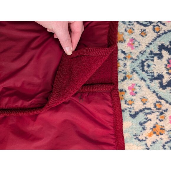 Vintage Braetan Burgundy Reversible Fleece‎ and Windbreaker Jacket - S - Picture 12 of 12